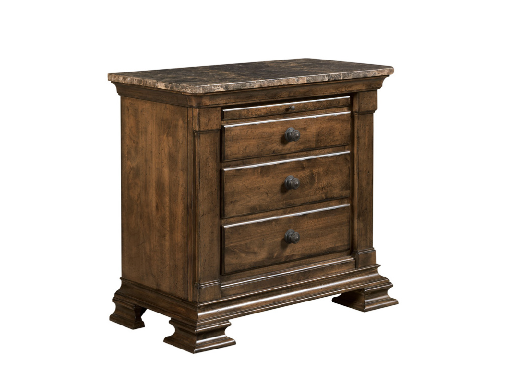 Kincaid 95-142M Portolone Bachelors Chest with Marble Top