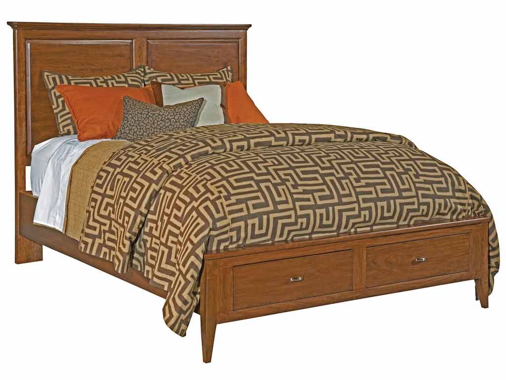 Kincaid 63-136V CHERRY PARK Panel Bed King with storage