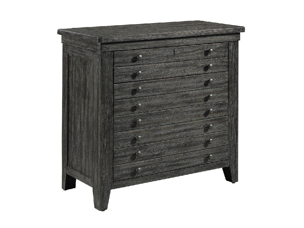 Kincaid 111-400 Acquisitions Brimley Map Drawer Bachelors Chest Raven Finish