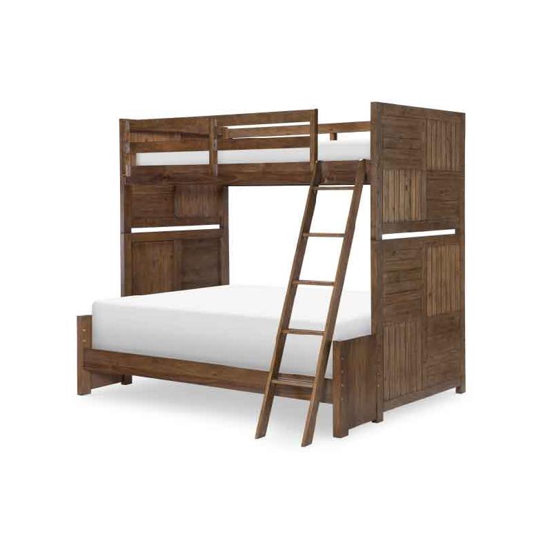 Legacy Classic Kids 0832-8140K 0832-8110 0832-8120 0832-8130 0832-8140 N888-4924 Summer Camp Twin over Full Bunk Bed Brown
