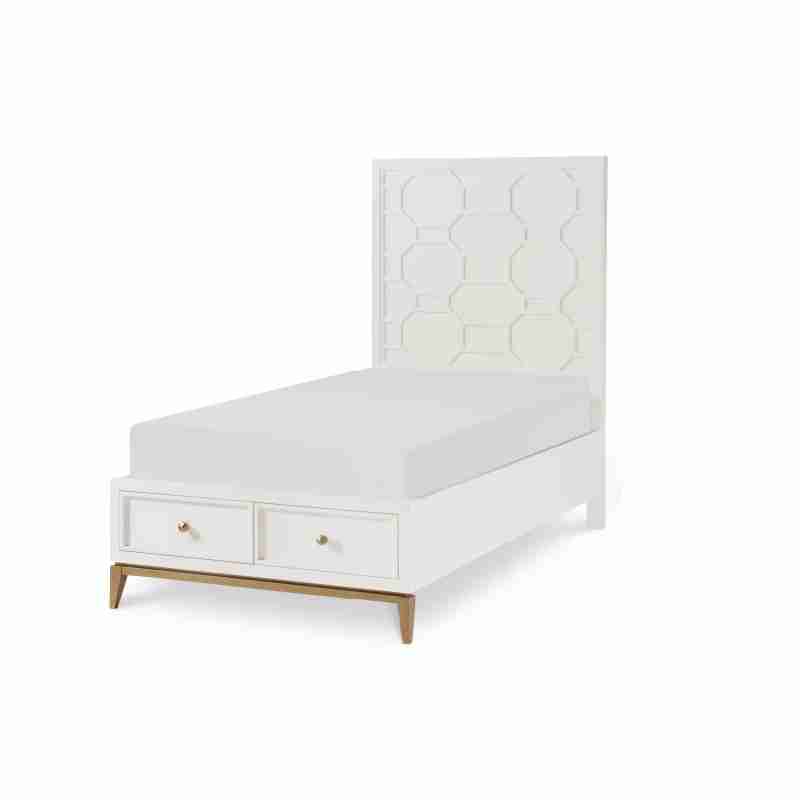 Legacy Classic Kids 7810-4123K 7810-4103 7810-4123 7810-4904 Chelsea by Rachael Ray Panel Bed with Storage Footboard Twin