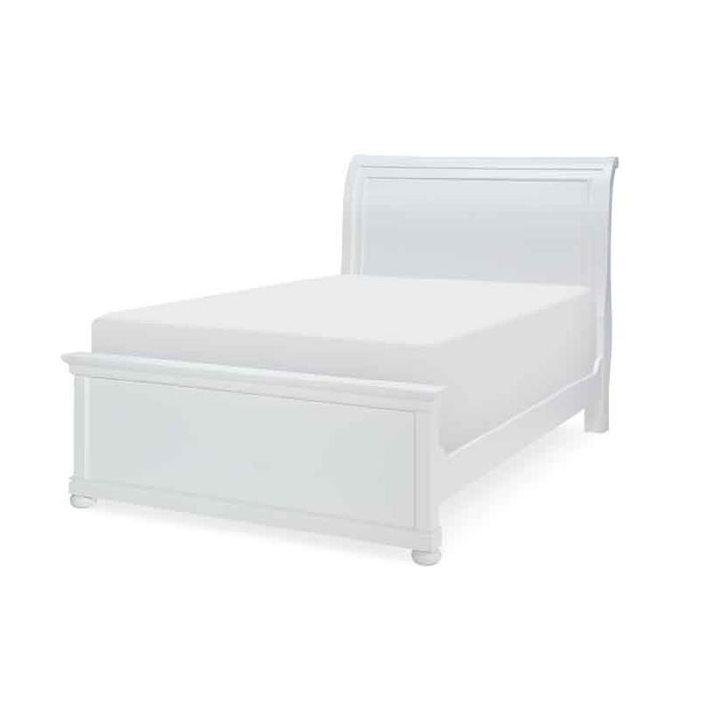 Legacy Classic Kids 9815-4304K 9815-4304 9815-4114 9815-4910 Canterbury White Complete Sleigh Bed Full