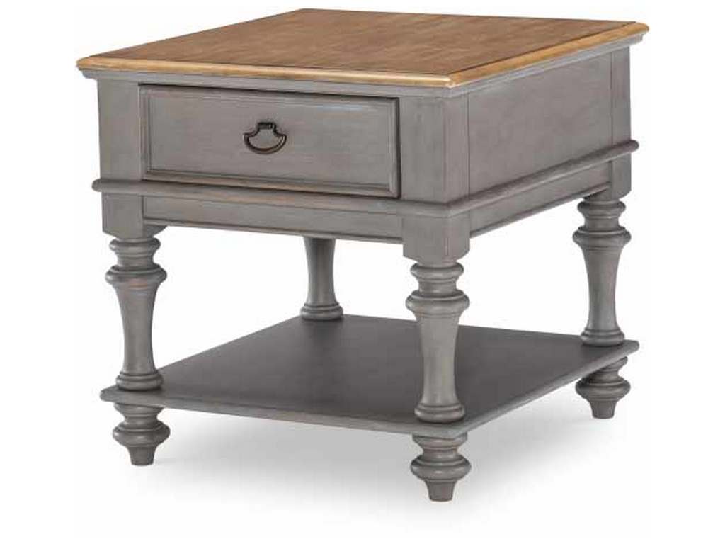 Legacy Classic 2311-107 Kingston Gray Square End Table