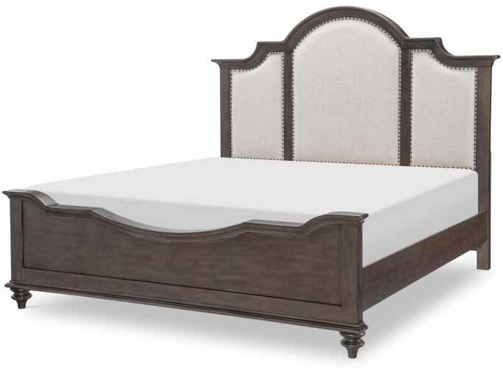Legacy Classic 2312-4206K Kingston Dark Sable Upholstered Panel Bed King