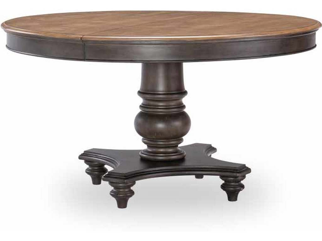 Legacy Classic 2312-521K Kingston Dark Sable Round Pedestal Table