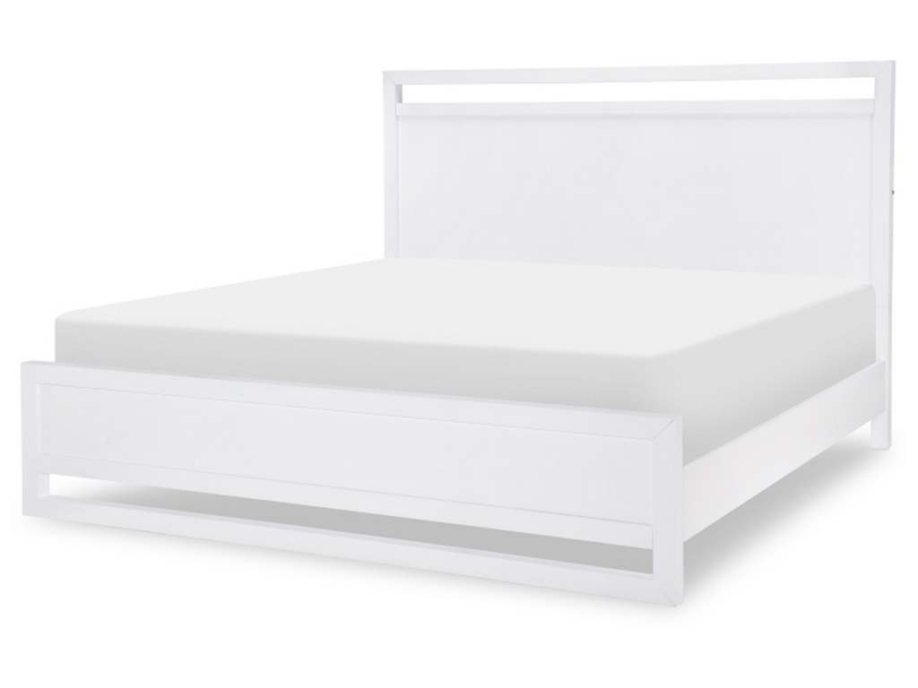 Legacy Classic 1160-4105K Summerland White Panel Bed Queen