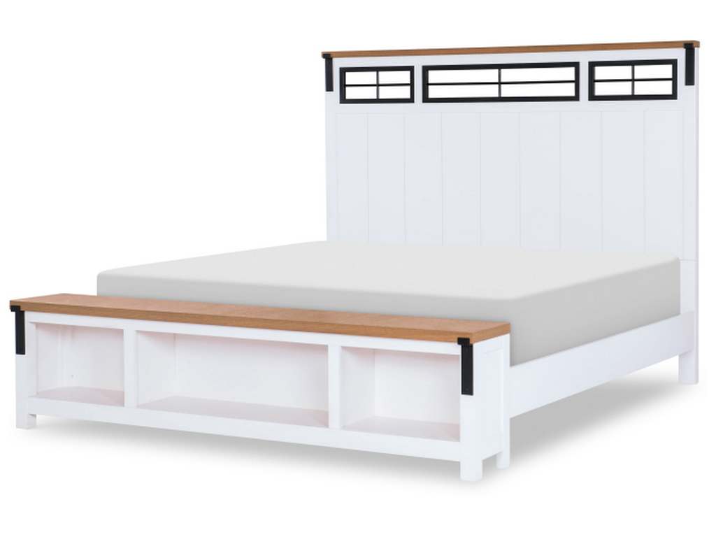 Legacy Classic 1561-4307K Franklin Panel Bed with Footboard Storage CA King