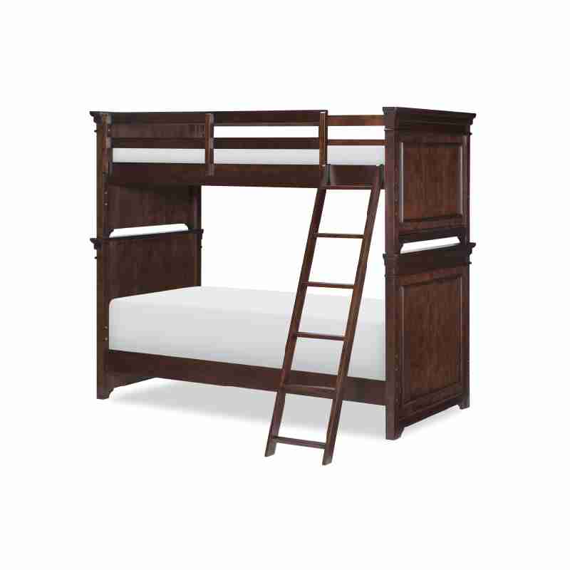 Legacy Classic Kids 9814-8110K 9814-8110 9814-8120 9814-8130 Canterbury Warm Cherry Twin Over Twin Bunk Bed