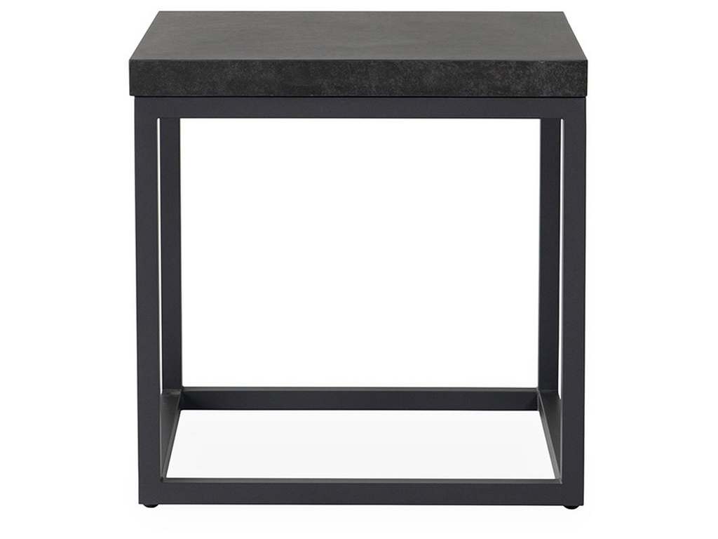 Lloyd Flanders 486443 Universal Accessories 20 Inch Square End Table with Matte Anthracite Frame