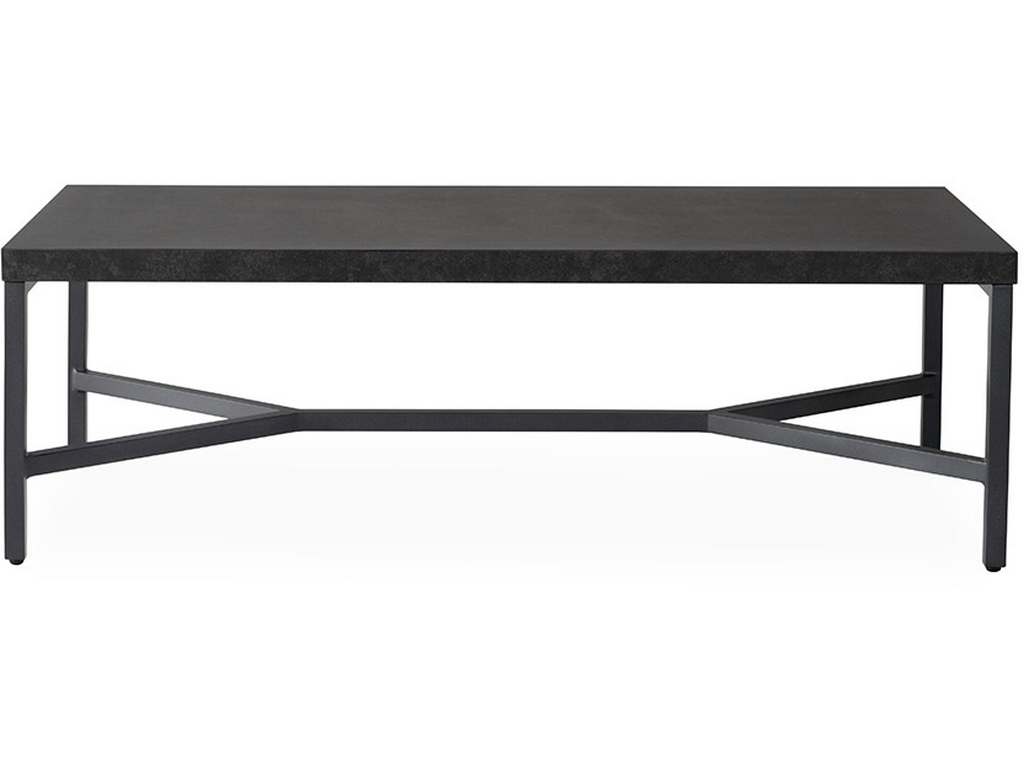 Lloyd Flanders 486444 Universal Accessories Rectangular Cocktail Table with Matte Anthracite