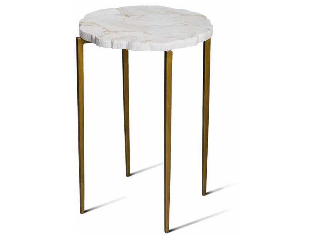 Maitland Smith 89-0410 Scarborough House Fossil Top Accent Table