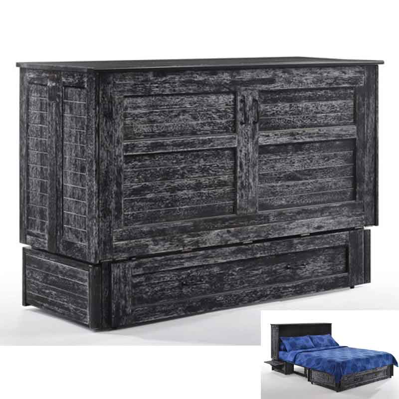 Night and Day PMCB Murphy Cabinet Bed Poppy
