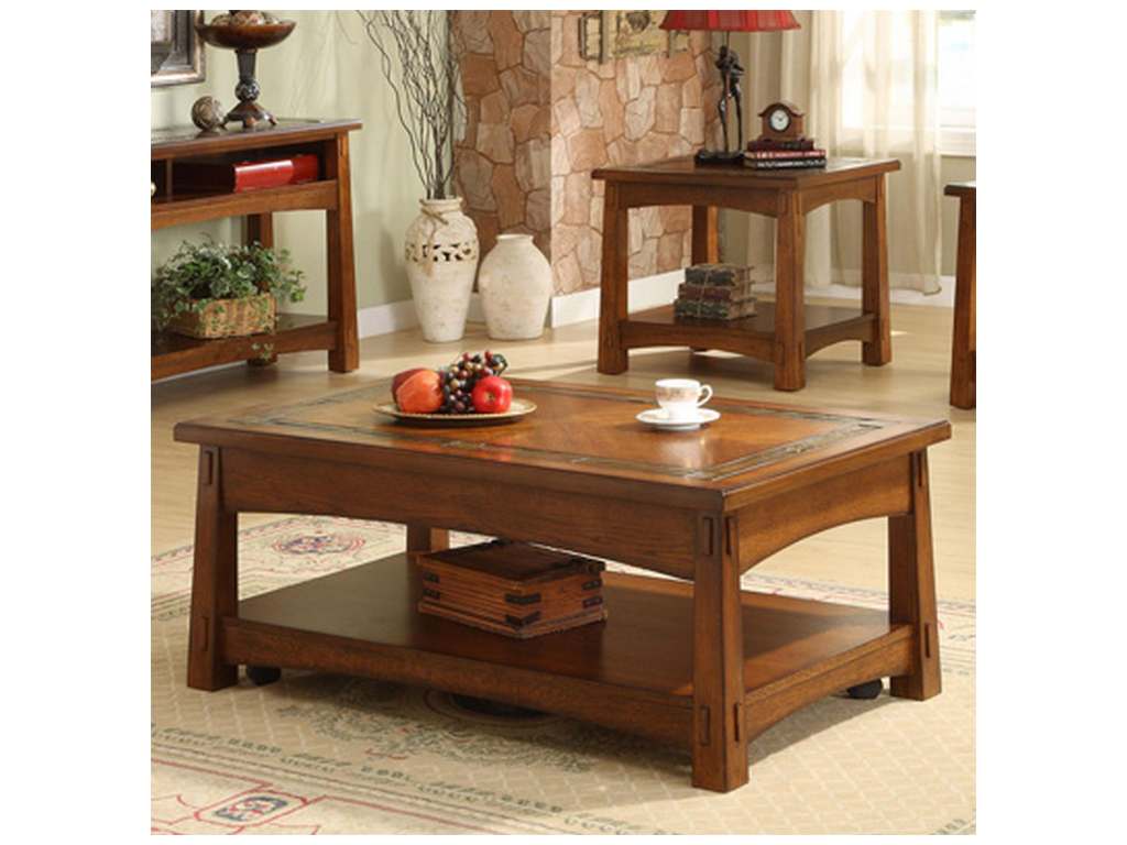 Riverside 2903 Craftsman Home Lift Top Coffee Table