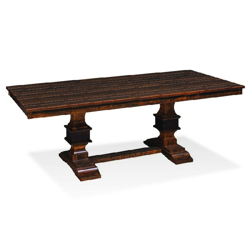 Simply Amish ETMTG-G01D Montgomery Double Pedestal Table