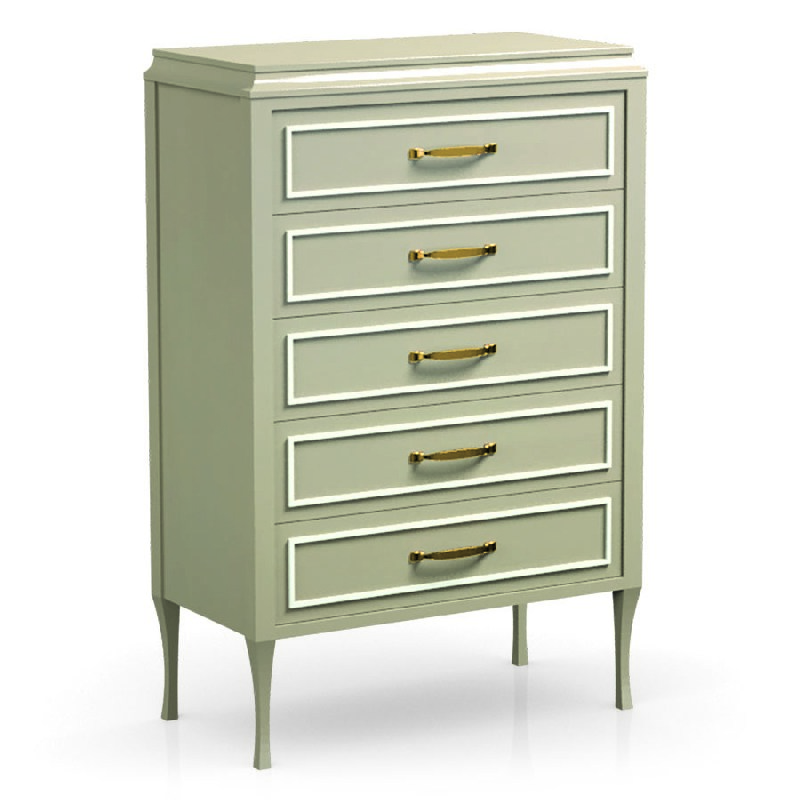 Simply Amish SSHAL-04E Haley 5 Drawer Chest