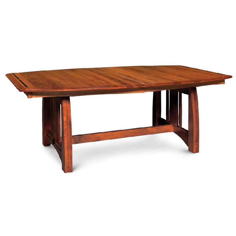 Simply Amish MSA4272 Aspen Trestle Table with Inlay
