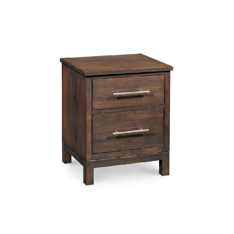 Simply Amish SNABR-02A1 Auburn Bay 2 Drawer Nightstand