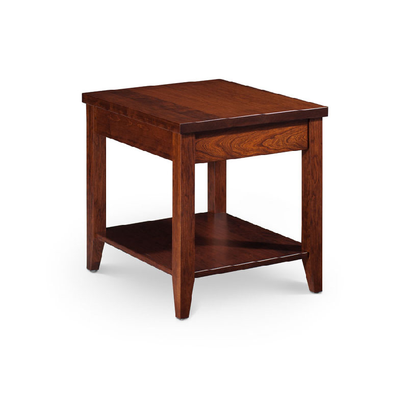 Simply Amish LOCRA-28A4 Crawford End Table with Shelf