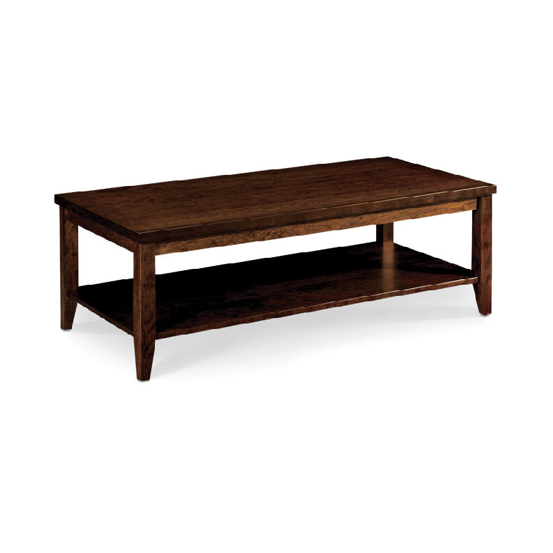 Simply Amish LOCRA-25A Crawford Coffee Table with Shelf