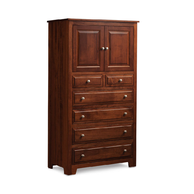 Simply Amish ME9115CA Homestead Chest Armoire