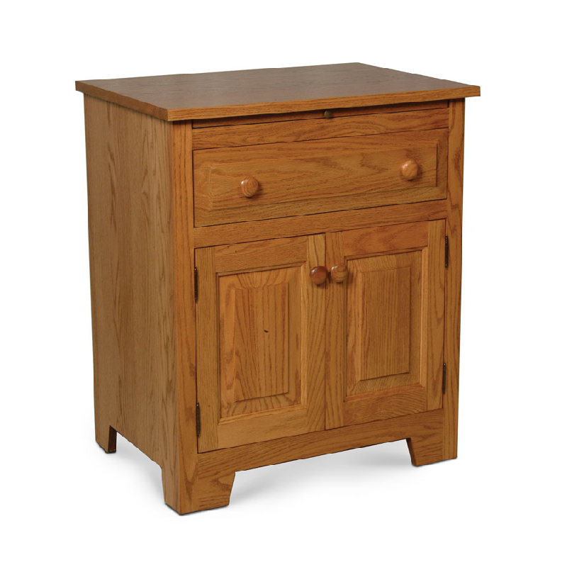 Simply Amish ME9918SNS Homestead Deluxe Nightstand with Doors