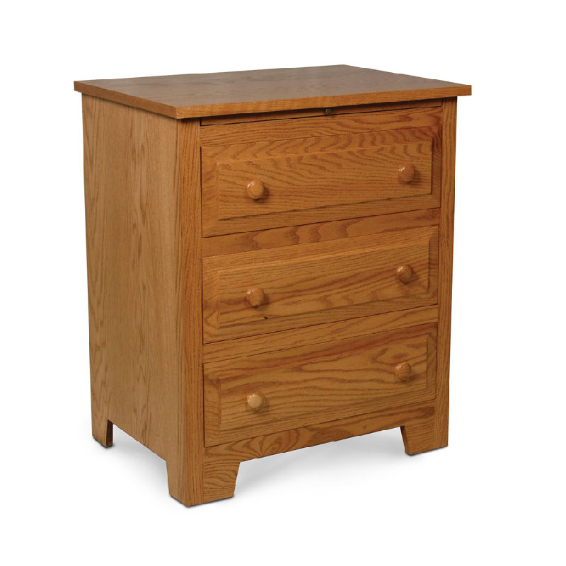 Simply Amish ME9919SBC Homestead Deluxe Nightstand with Drawers