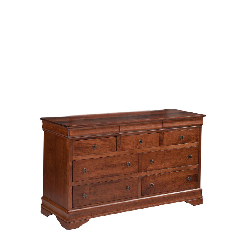 Simply Amish MELP716D Louis Philippe 7 Drawer Dresser
