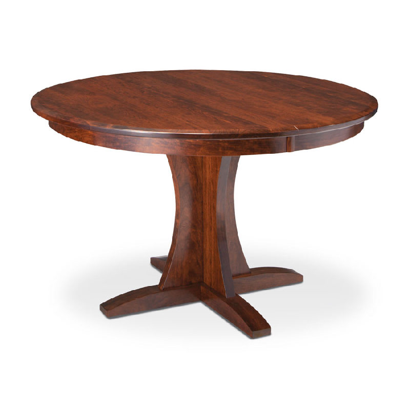 Simply Amish ETGRC-F06F Loft Single Pedestal Table