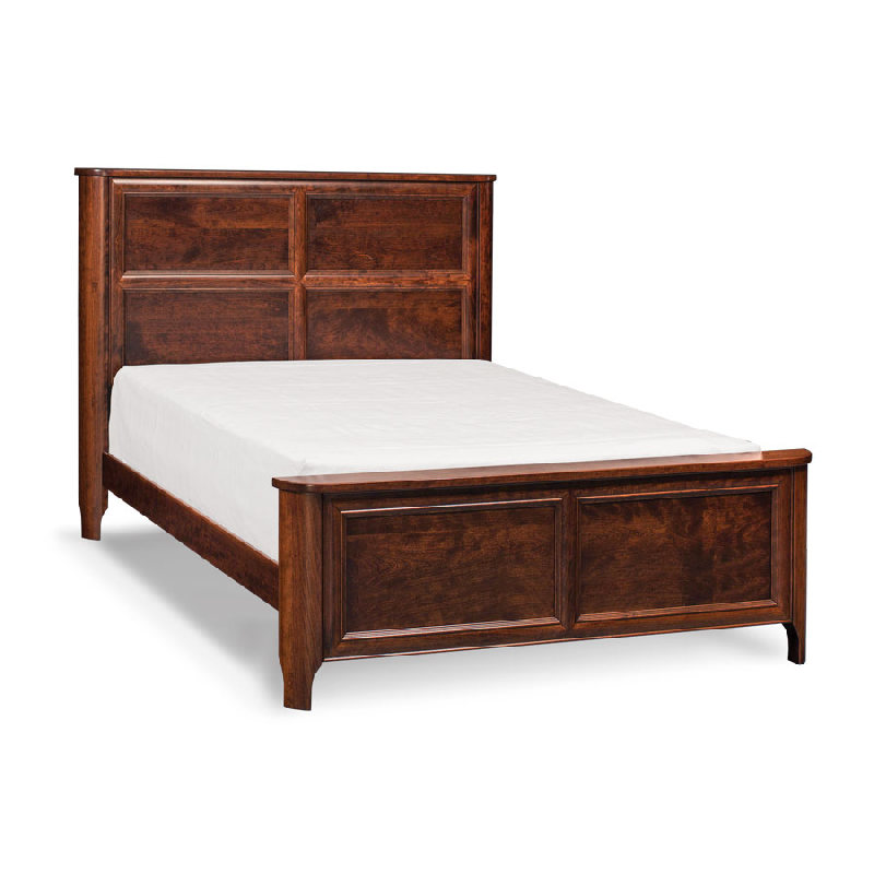 Simply Amish SBBEV-05B Belvedere Panel Bed