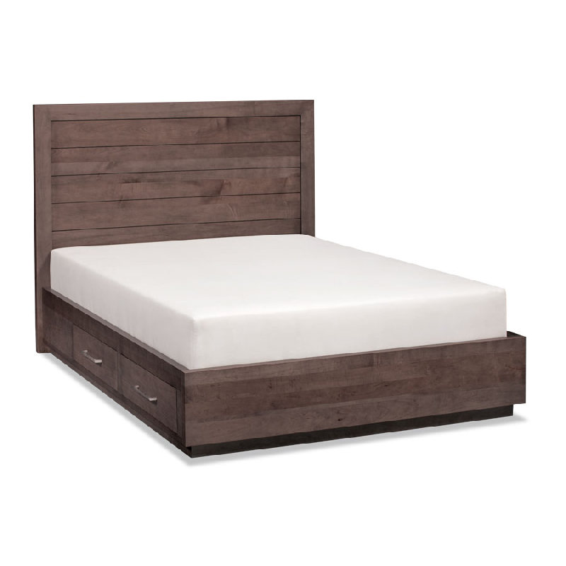 Simply Amish SBIRN-26S Ironwood Planked Storage Bed