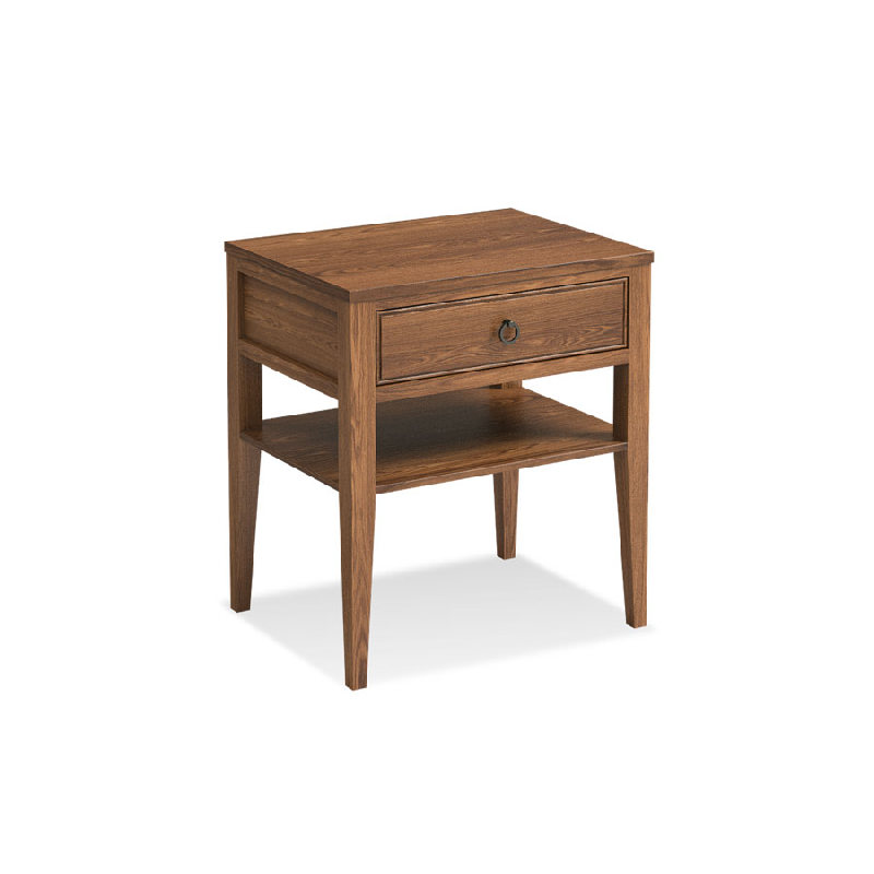 Simply Amish SNHAP-10A Hamptons Nightstand with Shelf