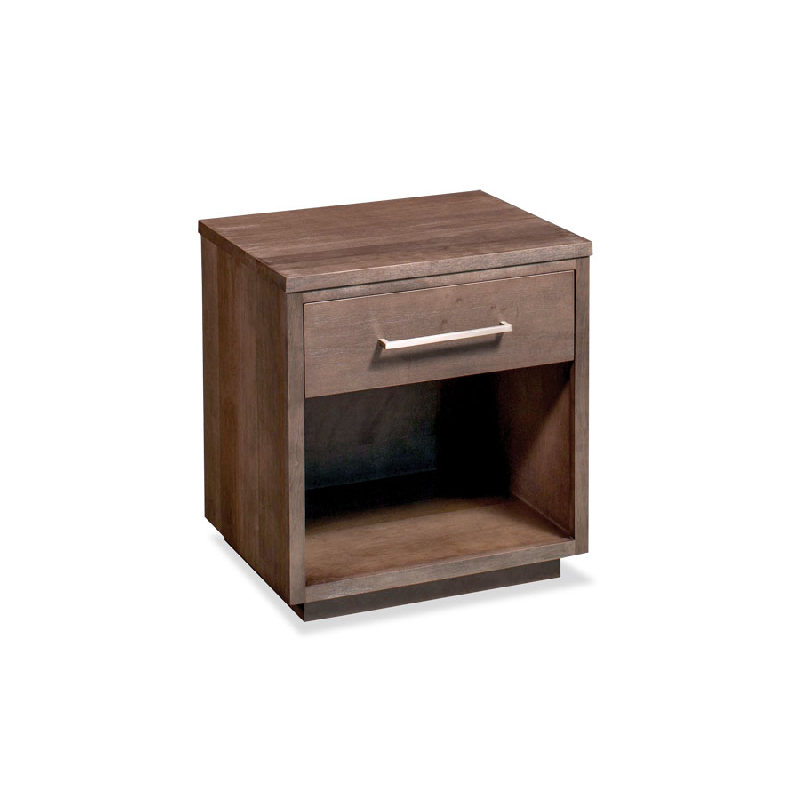 Simply Amish SNIRN-09A1 Ironwood Nightstand with Opening
