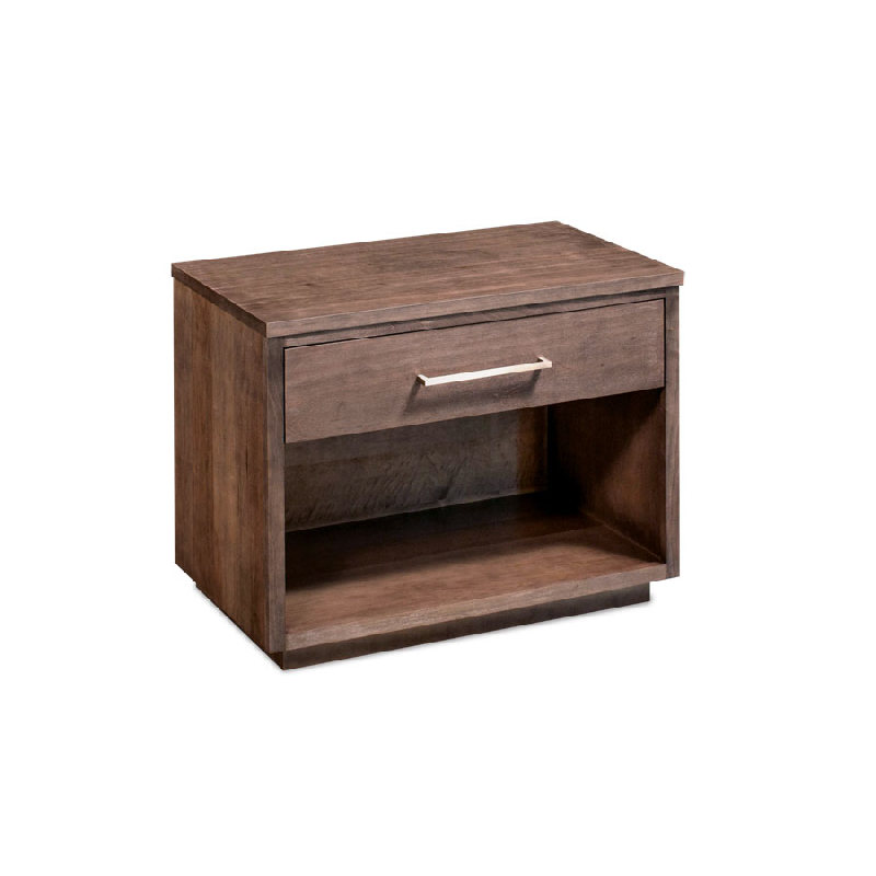 Simply Amish SNIRN-09A4 Ironwood Nightstand with Opening Extra Wide