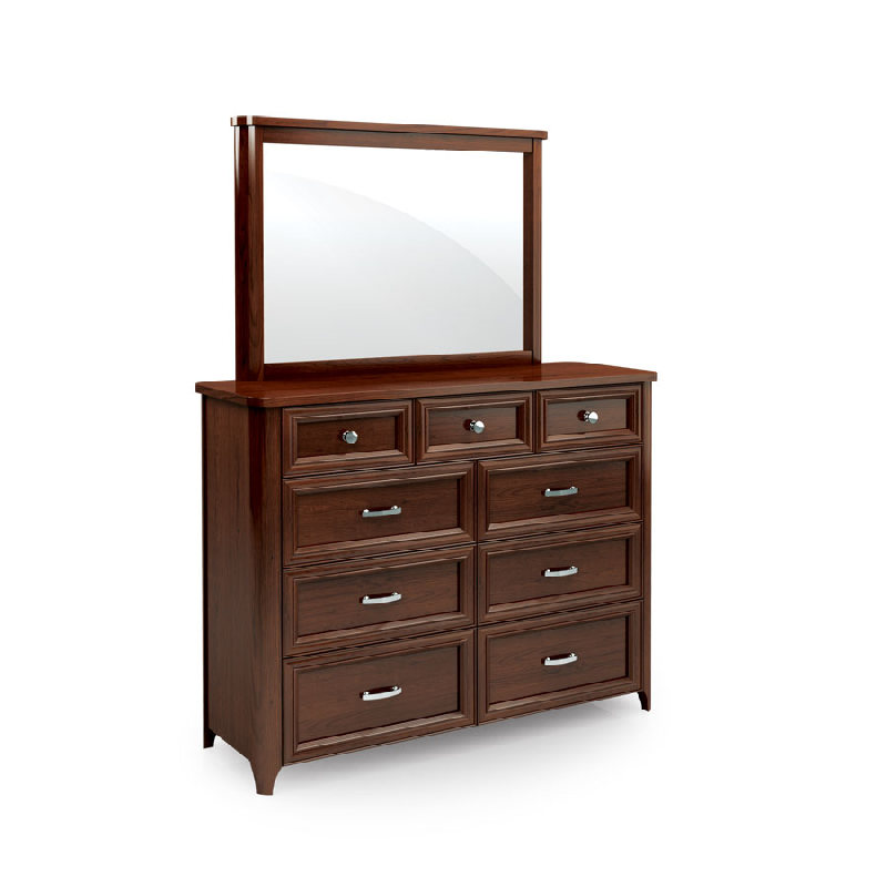 Simply Amish SMBEV-08A Belvedere Mule Chest Mirror