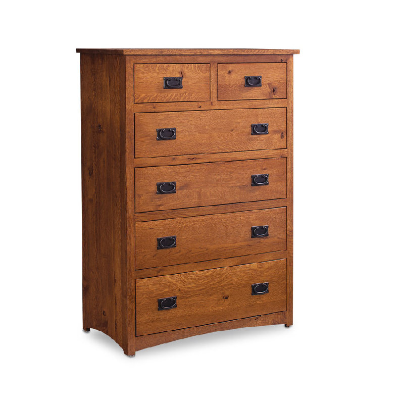 Simply Amish QSN-SSMIG-04F0 San Miguel 6 Drawer Chest Character QSWO