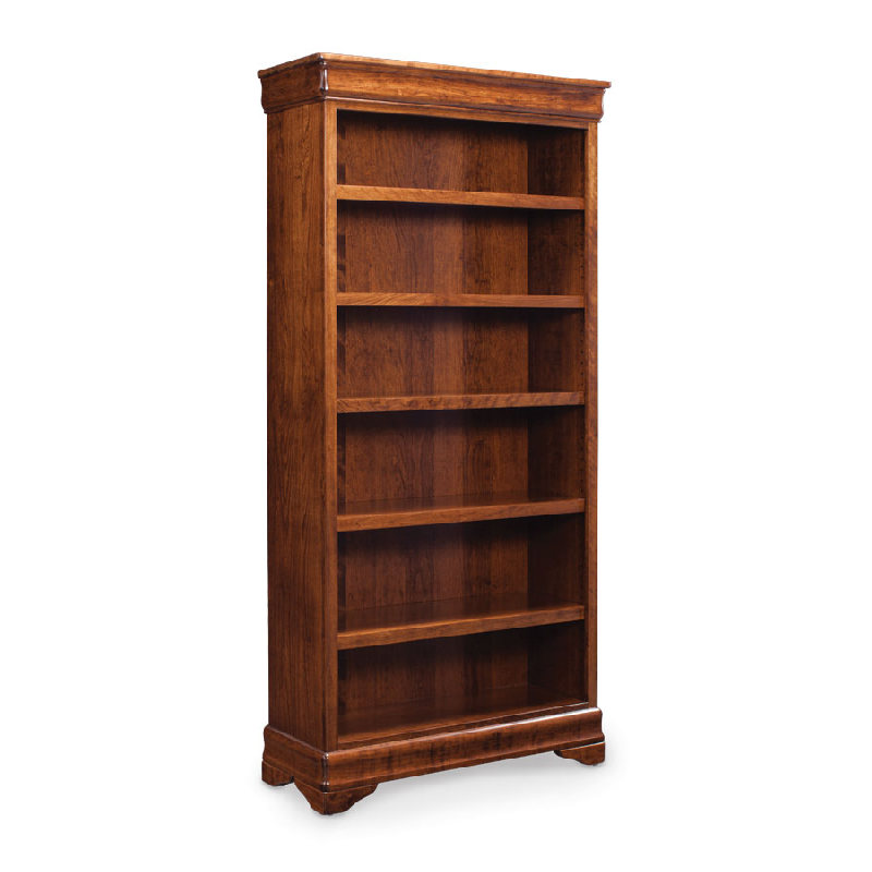 Simply Amish WOLPP-OPN Louis Philippe Open Bookcase