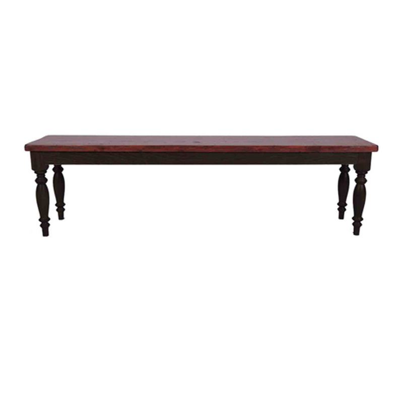 Still Fork 11144801 Backless Benches Homestead 48 inch Tapered or Turned Leg Backless Bench