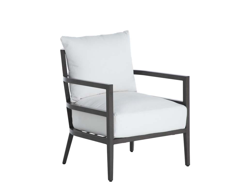 Summer Classics 278831 N Dura Santa Barbara Barrel Back Lounge Chair Slate Grey