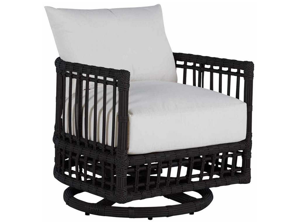 Summer Classics 3243 Newport Barrel Swivel Chair