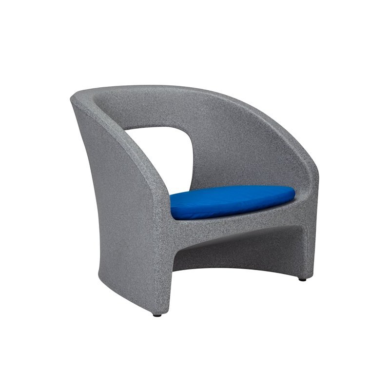 Tropitone 3B181305WT Radius Sand Chair with Seat Pad and Weight