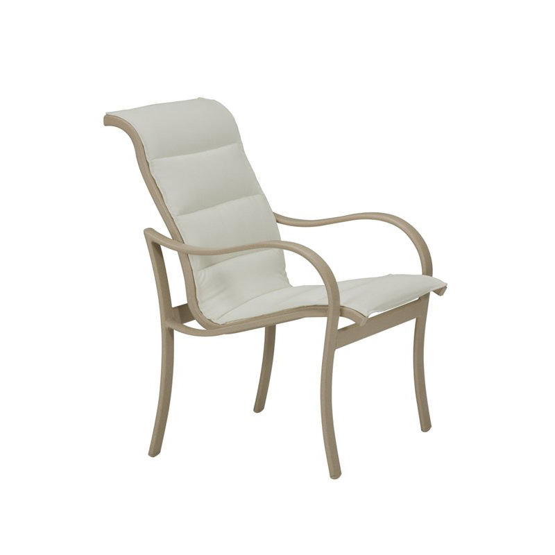 Tropitone 960237PS Shoreline Padded Sling Dining Chair