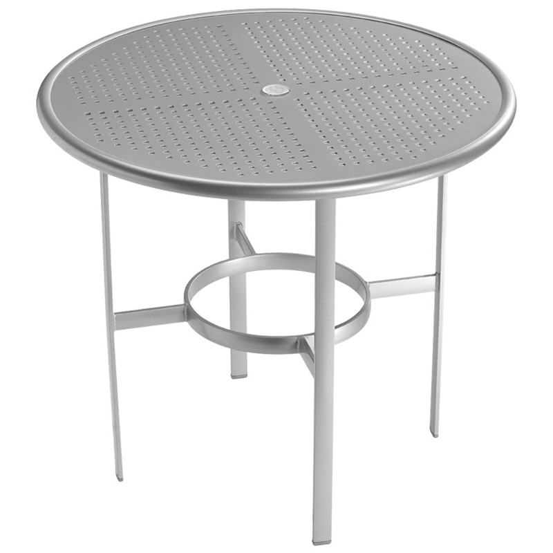 Tropitone 190398SBU Boulevard Tables 42 inch Round Bar Height Umbrella Table