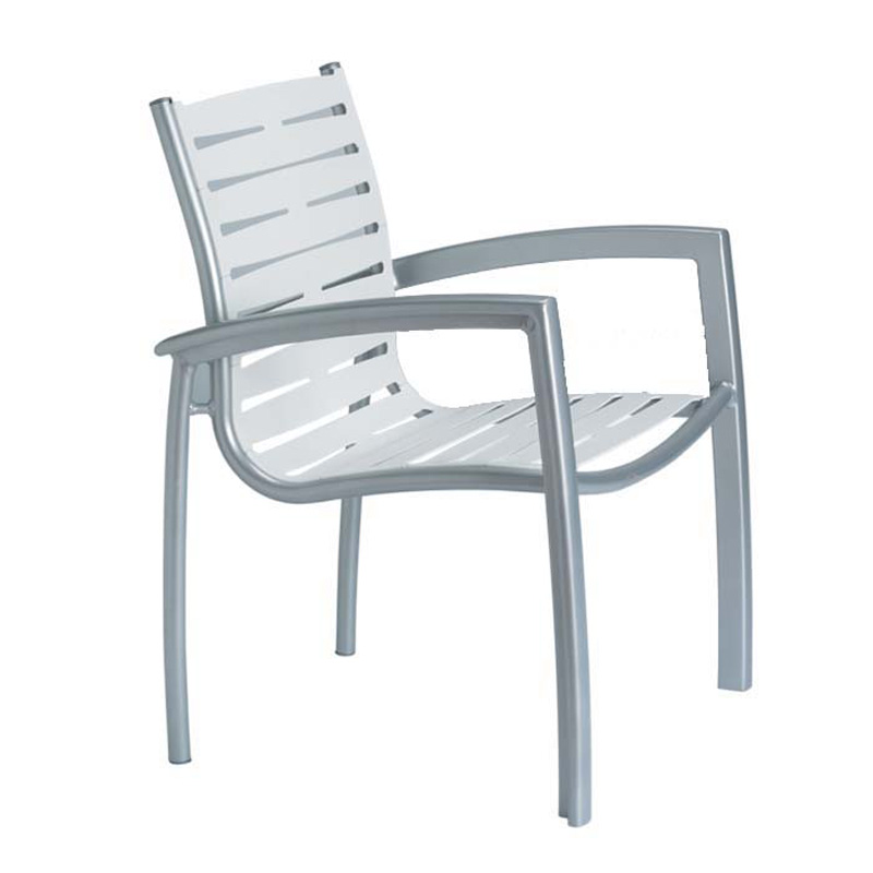 Tropitone 230524RB Boulevard Tables South Beach EZ Span Dining Chair