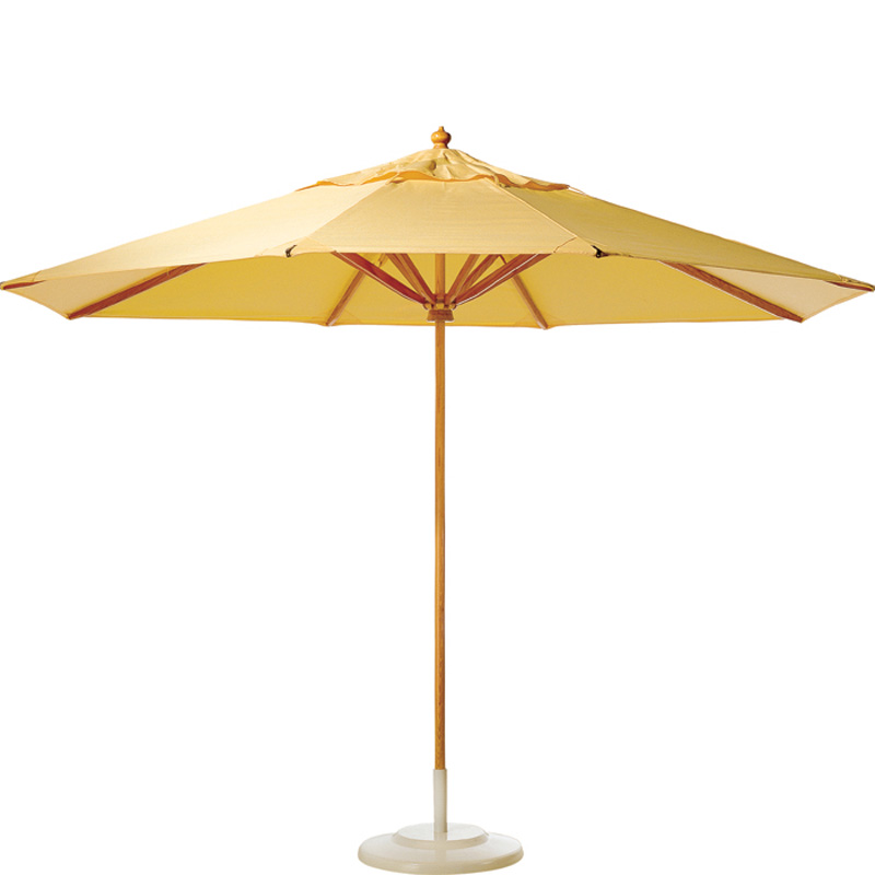 Tropitone Manual and Pulley Lift Umbrella Bases Venice Teak Umbrella