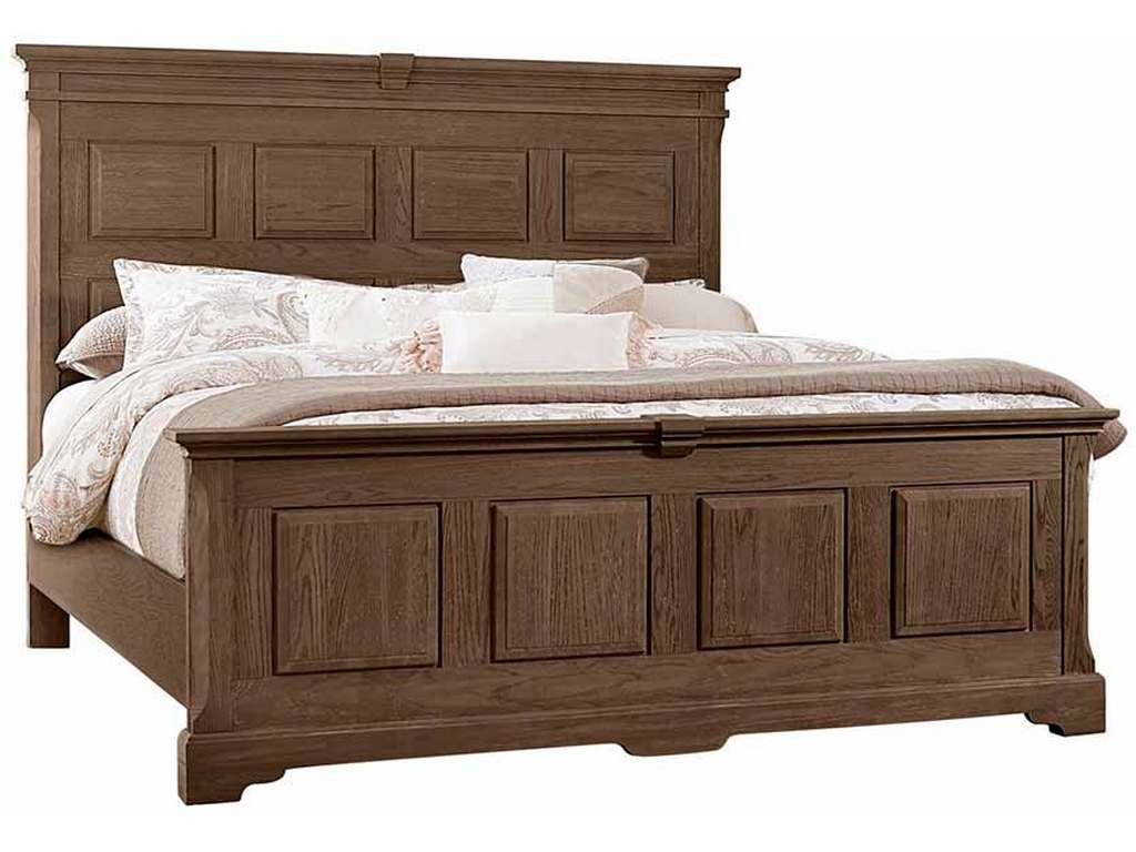 Artisan and Post 112-669-966-744-MS2 Heritage California King Mansion Bed Cobblestone Oak
