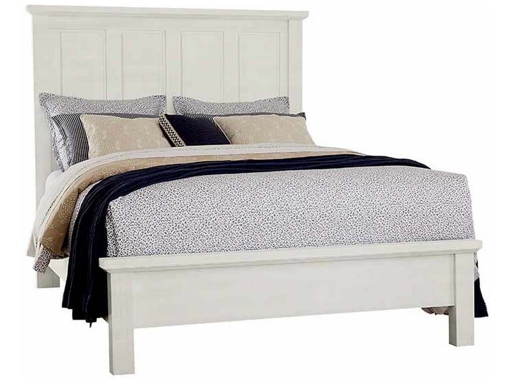 Artisan and Post 116-559-955-722 Maple Road Two-Tone Queen Mansion Bed with Low Profile Footboard Soft White