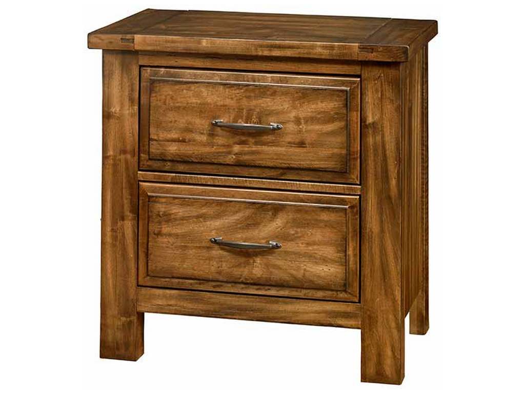 Artisan and Post 118-227 Maple Road Night Stand 2 Drawers Antique Amish