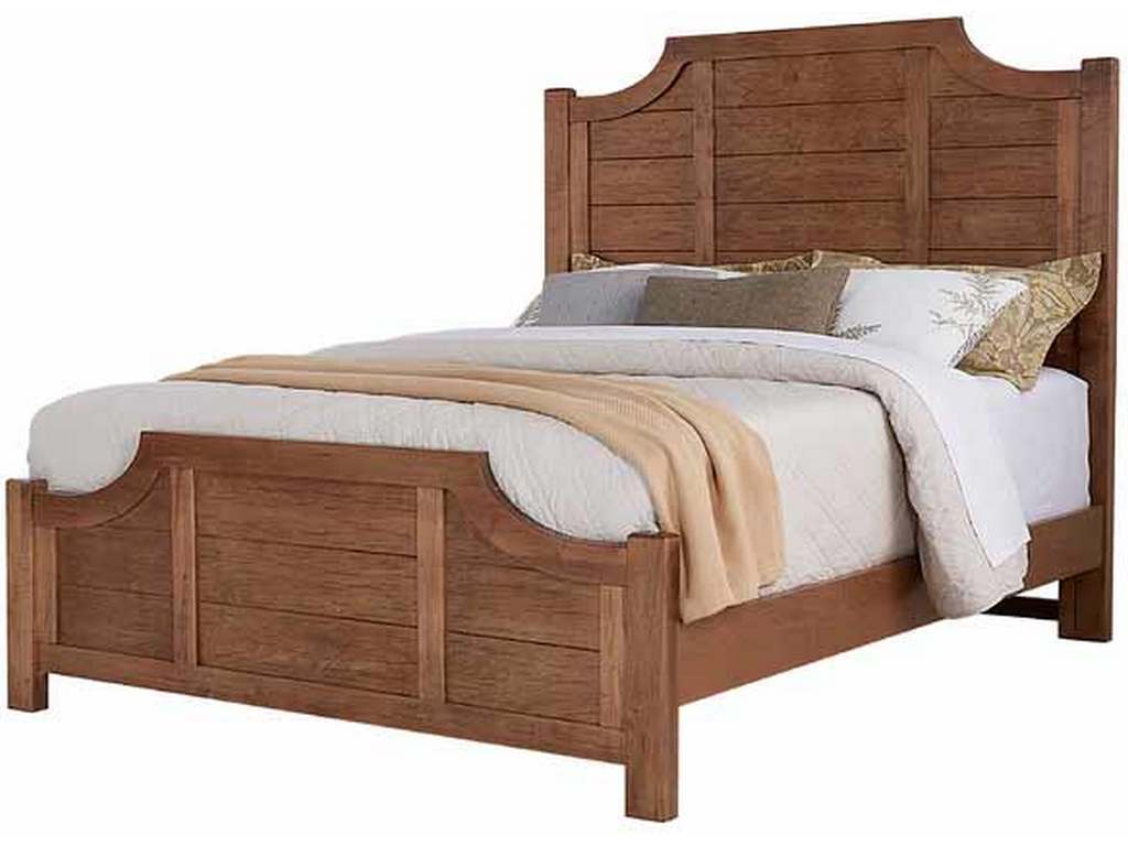 Artisan and Post 118-667-766-733-MS2 Maple Road King Scallop Bed Antique Amish
