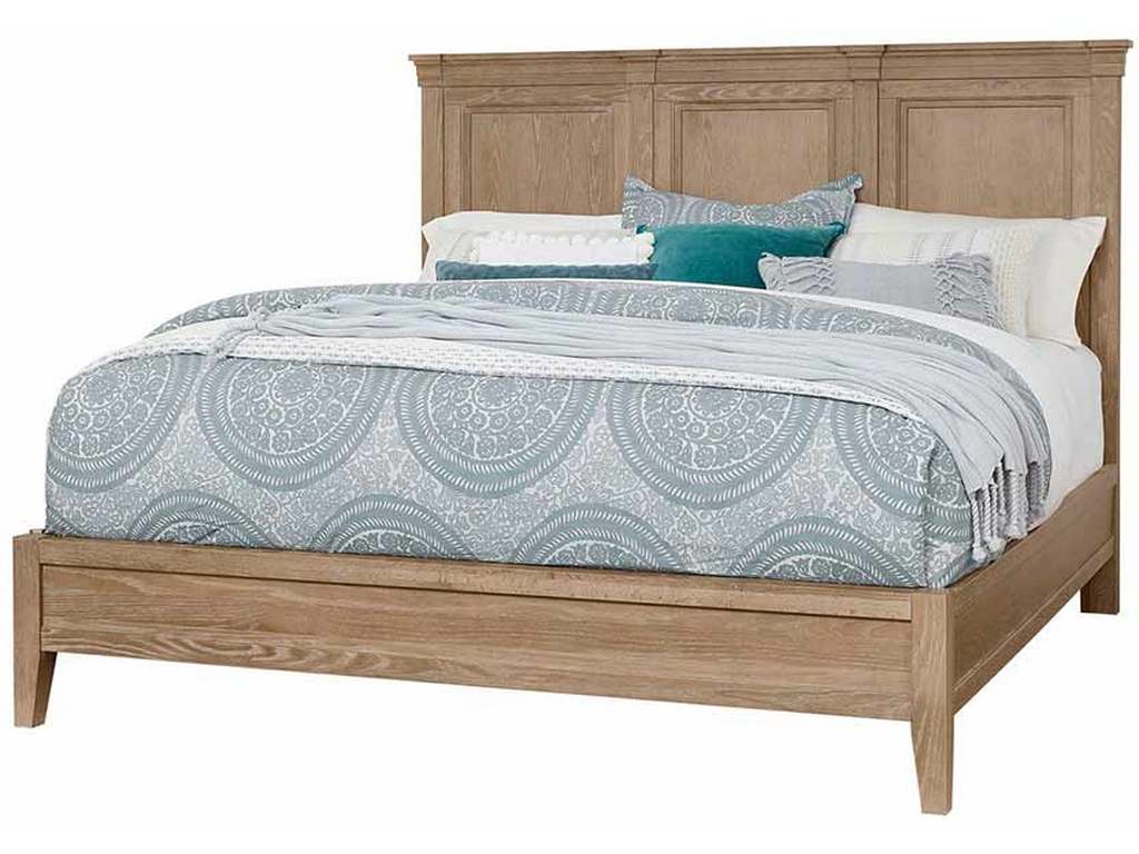 Artisan and Post 141-669-766-833-MS2 Passageways King Mansion Bed with Low Profile Footboard Deep Sand