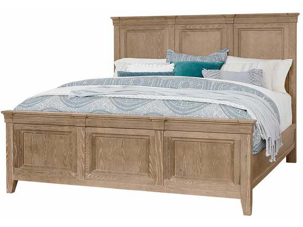Artisan and Post 141-669-966-833-MS2 Passageways King Mansion Bed with Mansion Footboard Deep Sand